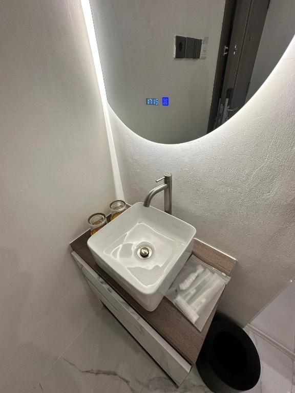 Koupelna v ubytování Resong Hotel