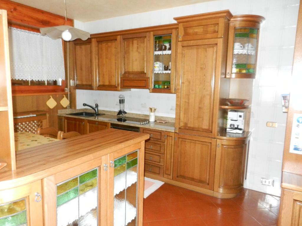 Kuchyň nebo kuchyňský kout v ubytování Casa Elda