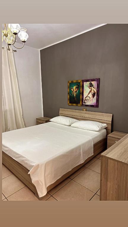 Postel nebo postele na pokoji v ubytování Seldas House