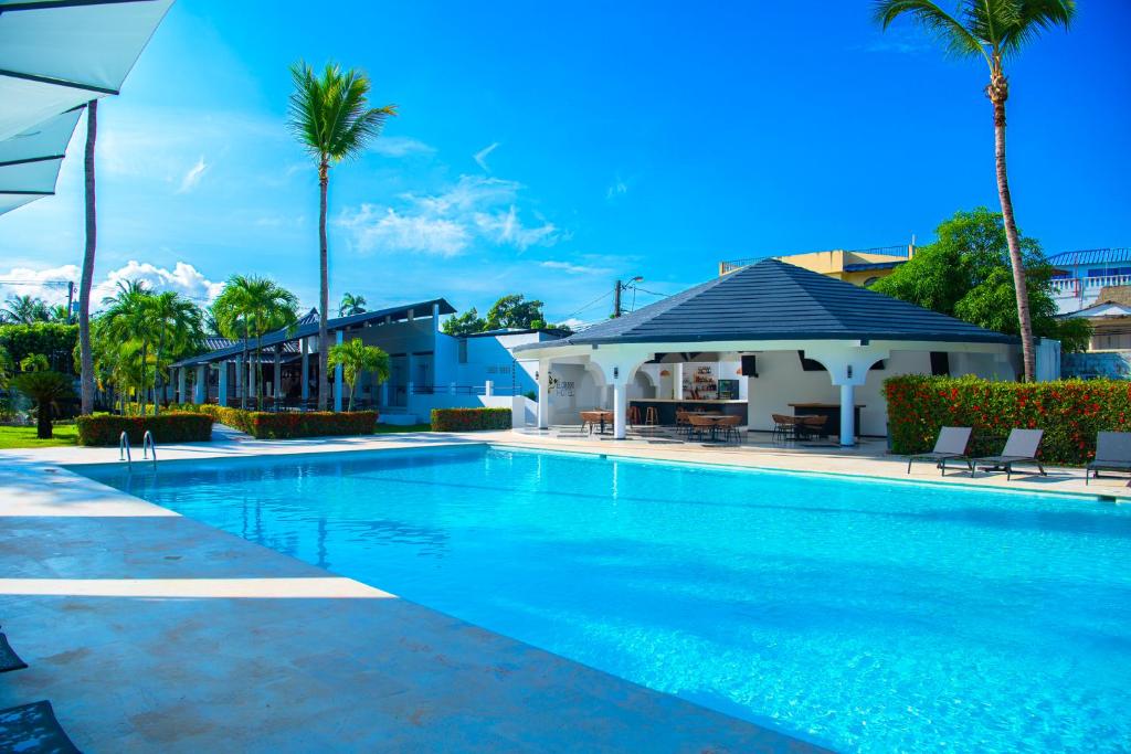 Bazén v ubytování El Colibri Hotel nebo v jeho okolí