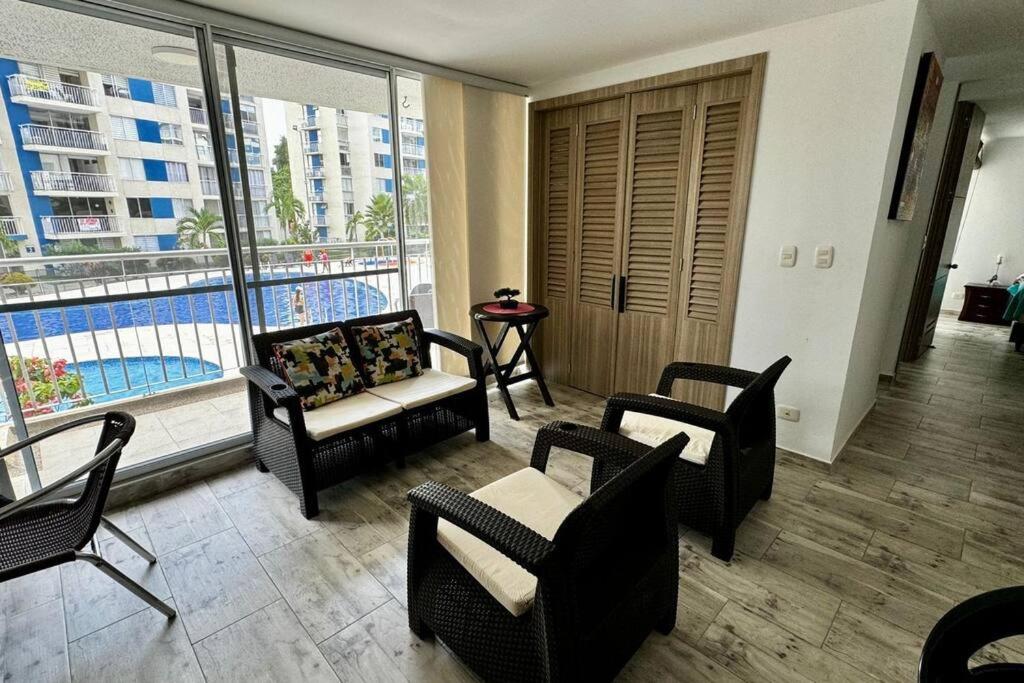 Posezení v ubytování PA Lindo Apartamnto con Aire A