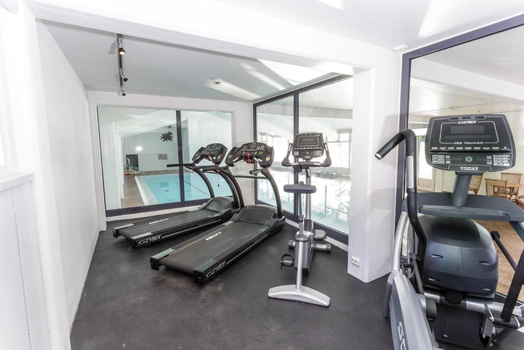 Fitness centrum a/nebo fitness zařízení v ubytování Oset Fjellhotell