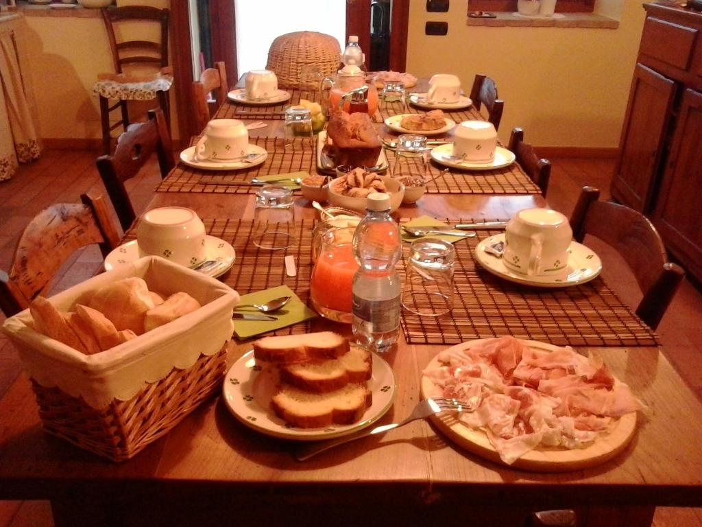 Jídlo v bed and breakfast nebo okolí