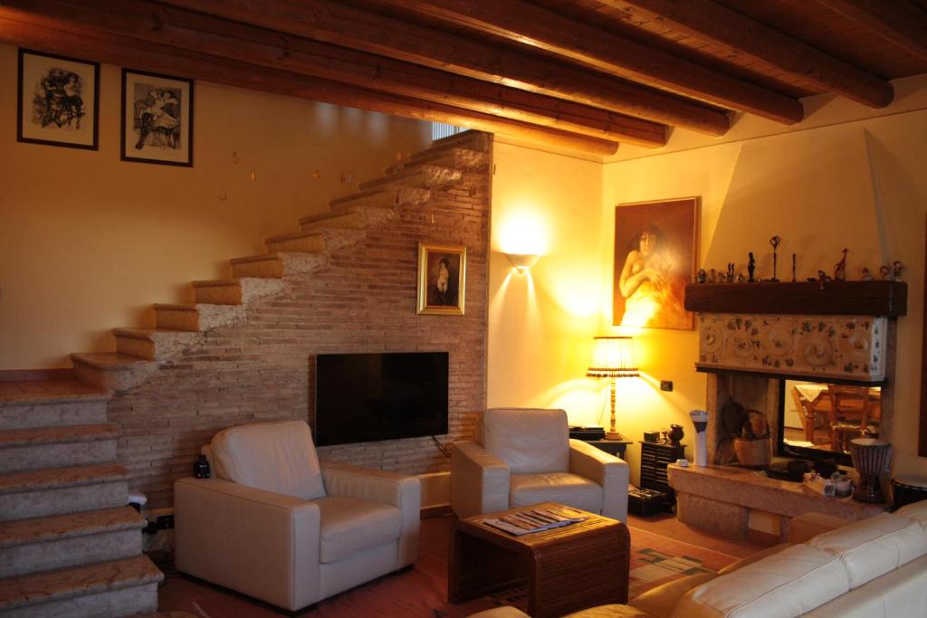 Posezení v ubytování B&B Ca' Ori