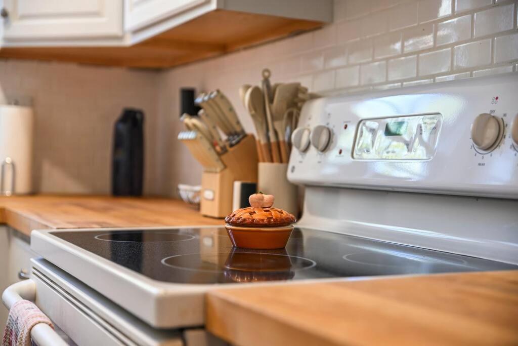 Kuchyň nebo kuchyňský kout v ubytování Cloverdale Cottage
