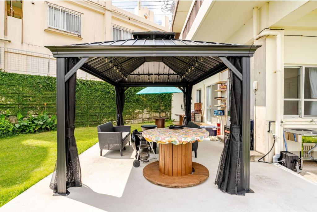 Patio nebo venkovní prostory v ubytování guesthouse みつば