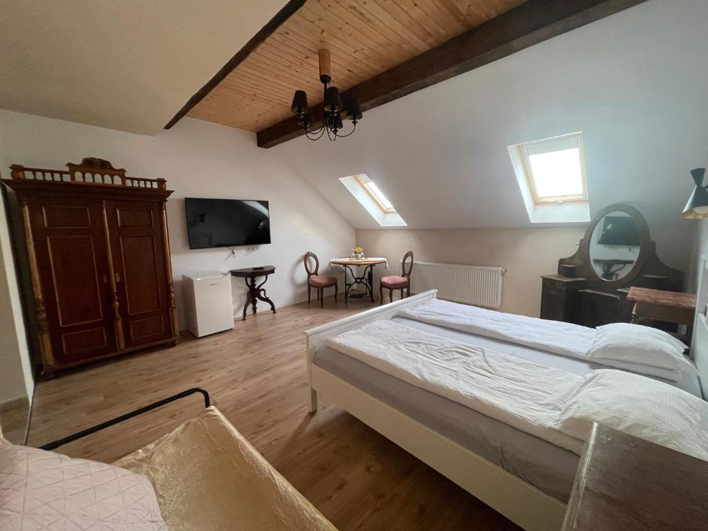 Postel nebo postele na pokoji v ubytování Guest House Hena