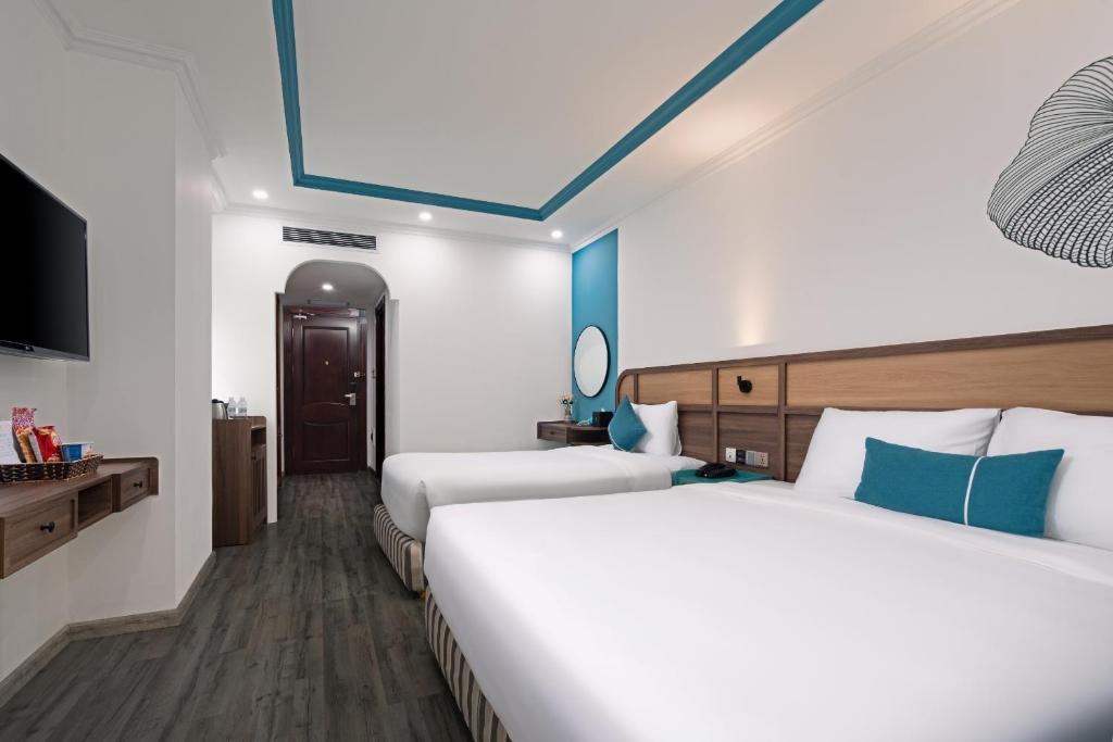 Phòng Deluxe 3 Người Nhìn Ra Góc Biển