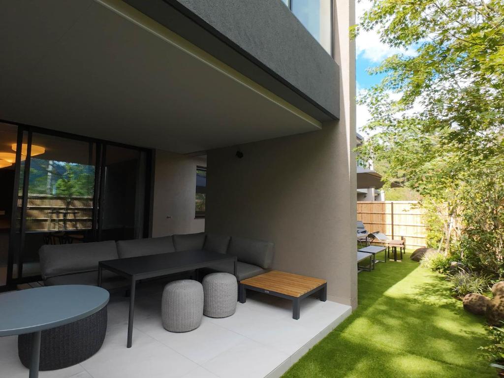 Zahrada ubytování Rakuten STAY TERRACE Hakone Kowakudani