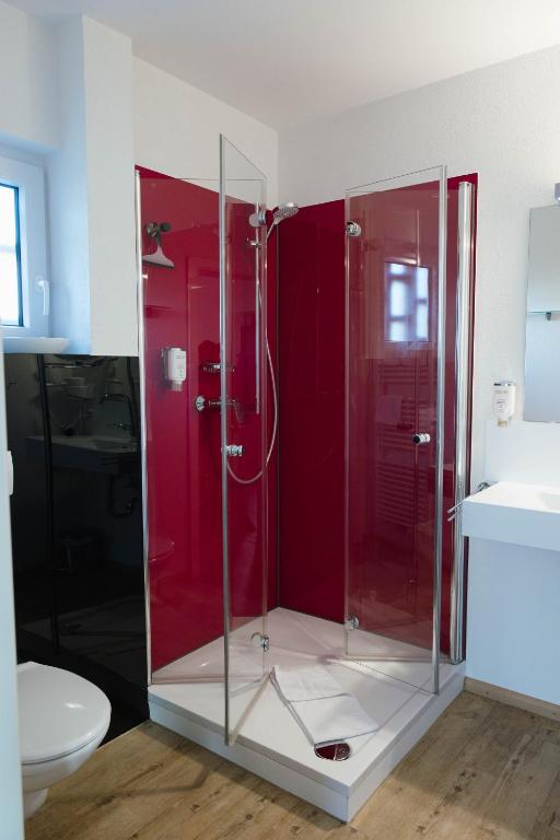 Koupelna v ubytování Feelfalt Hotel