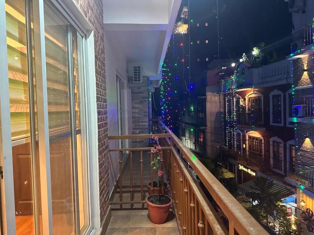 Balkón nebo terasa v ubytování Hotel Sohum