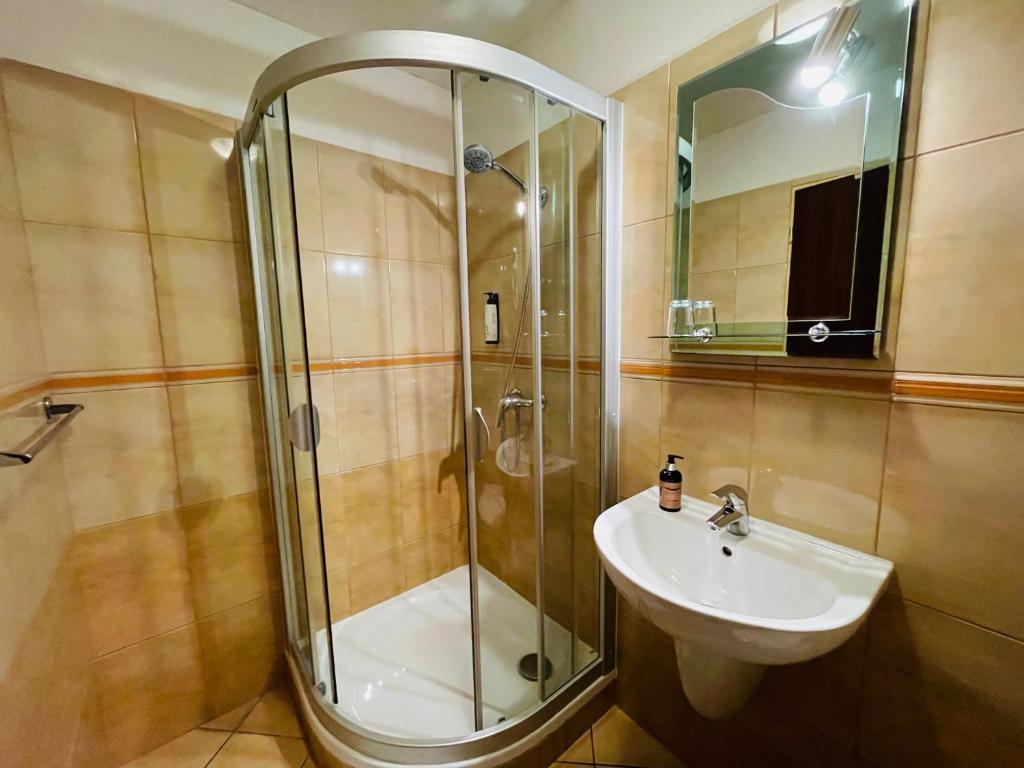Kúpeľňa v ubytovaní Hotel Majovey