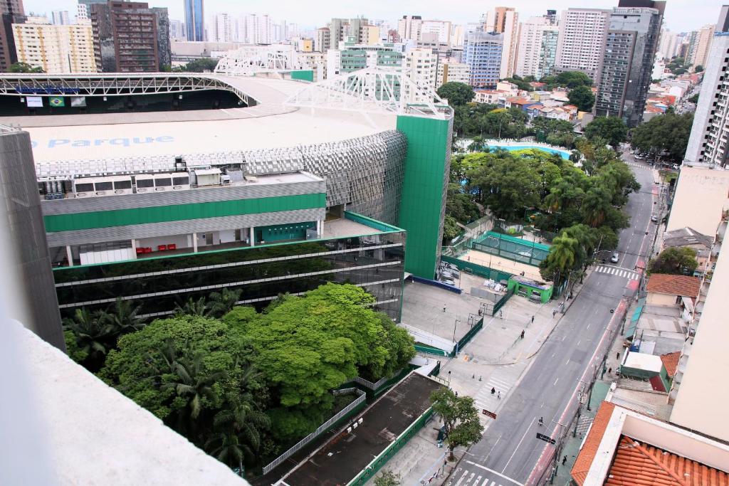 Nespecifikovaný výhled na destinaci São Paulo nebo výhled na město při pohledu z apartmánu