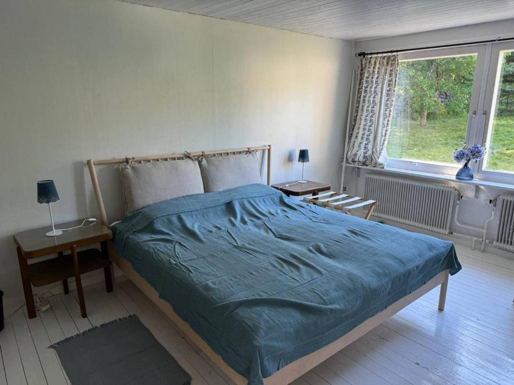 Postel nebo postele na pokoji v ubytování Michel Solbacken