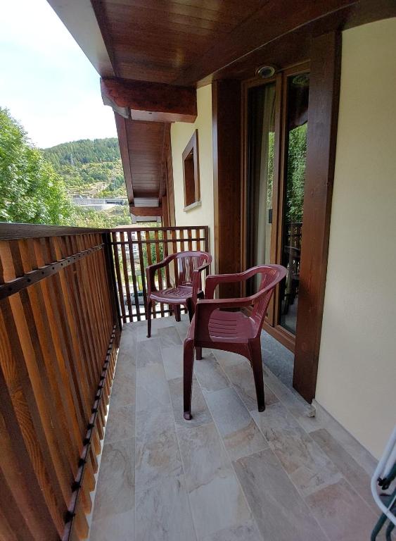 Balkon lub taras w obiekcie Residence Les Lacs