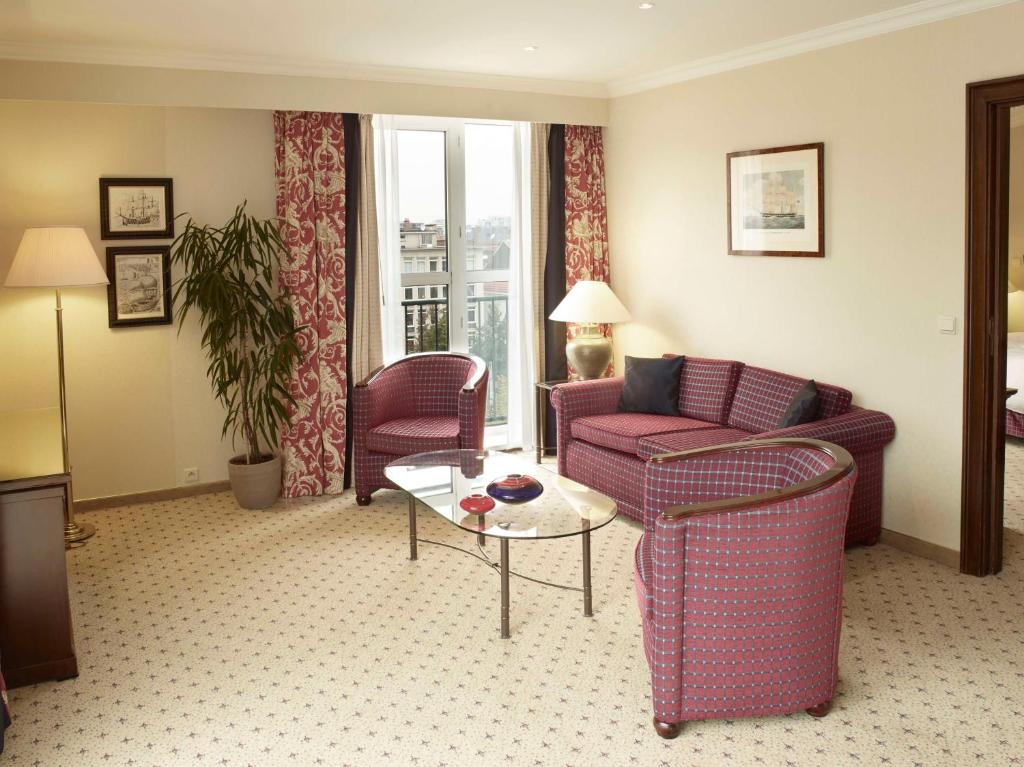 Posezení v ubytování Hilton Antwerp Old Town