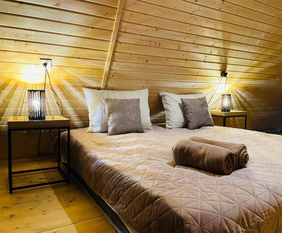 Postel nebo postele na pokoji v ubytování Mountain Waltz