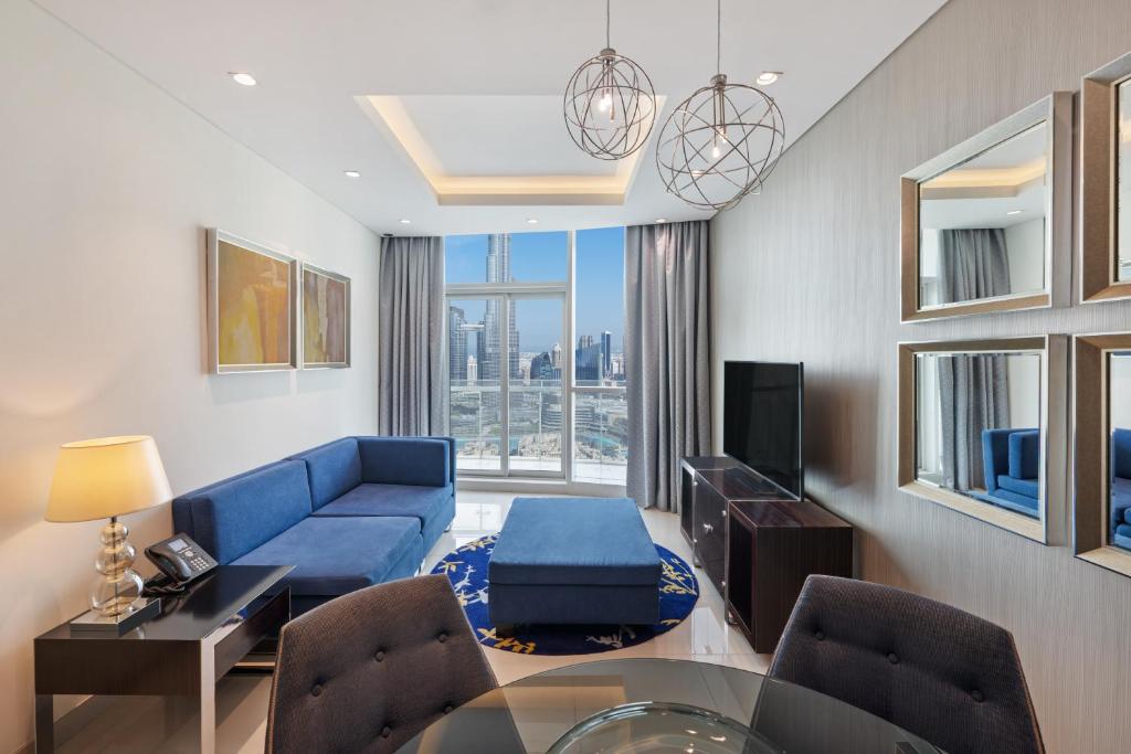 
Two Bedroom Suite with Private Balcony - Burj Khalifa View
