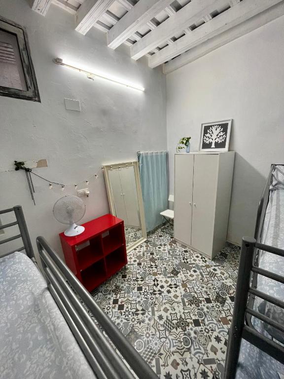 Postel nebo postele na pokoji v ubytování Rosa de los Vientos