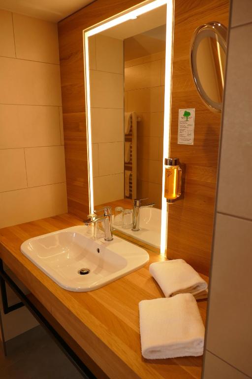 Koupelna v ubytování Hotel zum schwarzen Ross und Gutmann Zur Post