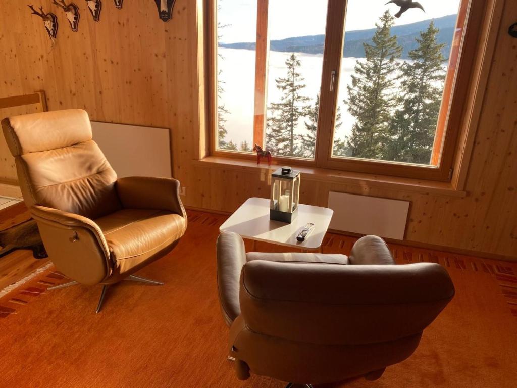 Posezení v ubytování Almchalet Villa Diana