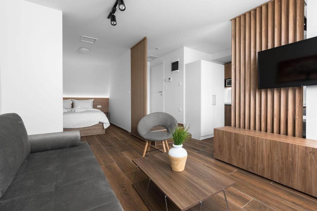 Televízia a/alebo spoločenská miestnosť v ubytovaní Ultima, Nilie Hospitality MGMT