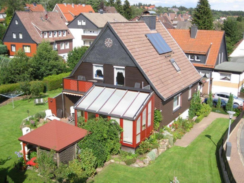 a model of a house in a town at Ferienwohnung Zeidler in Braunlage