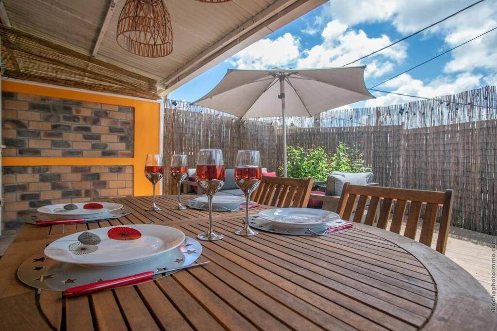 Patio nebo venkovní prostory v ubytování L'espace Coconing