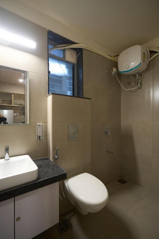 Koupelna v ubytování Serenity Homes Kolhapur