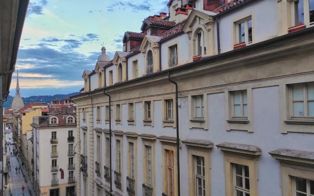 Výhľad na mesto Turín alebo výhľad na mesto priamo z apartmánu