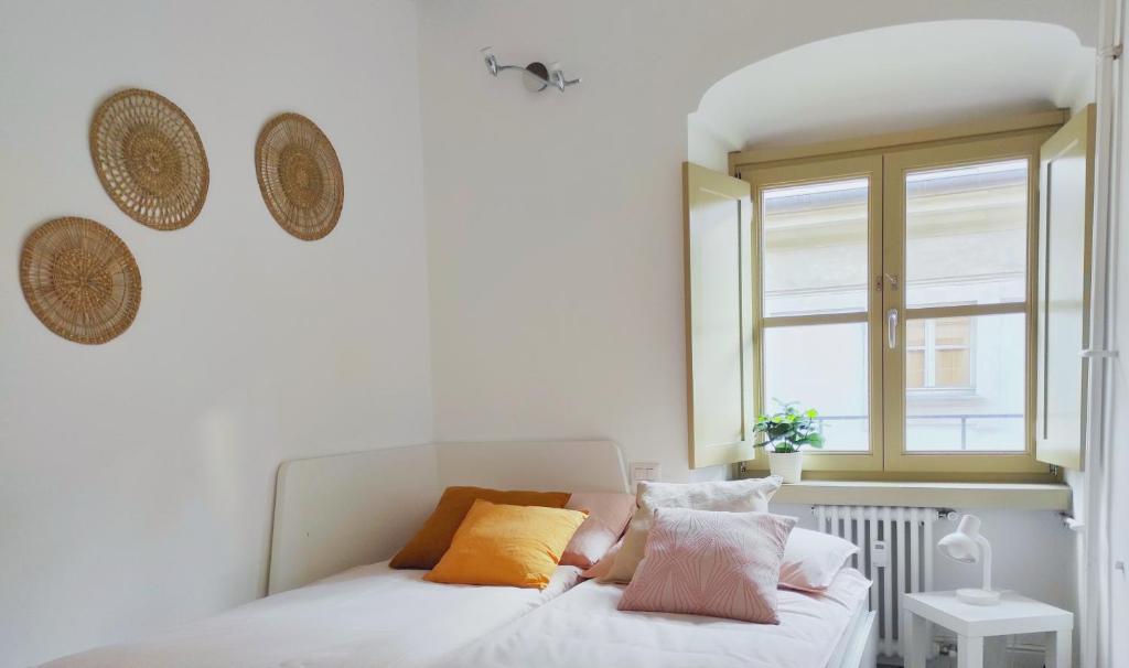 Posteľ alebo postele v izbe v ubytovaní Conte Verde Apartments