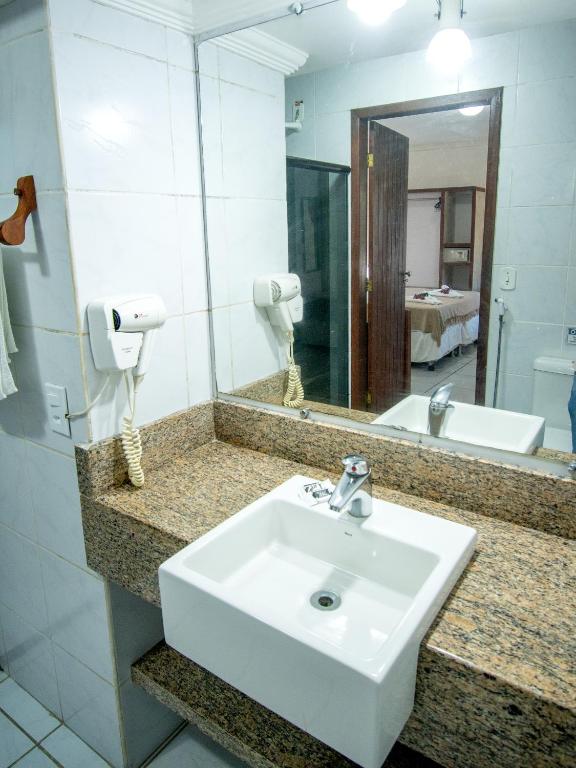 Koupelna v ubytování Pousada Arraial Candeia