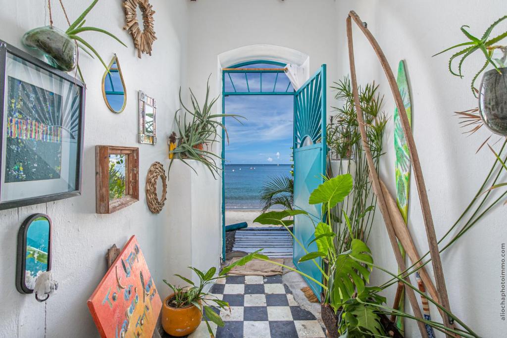 Zahrada ubytování Maison Manman Dlo