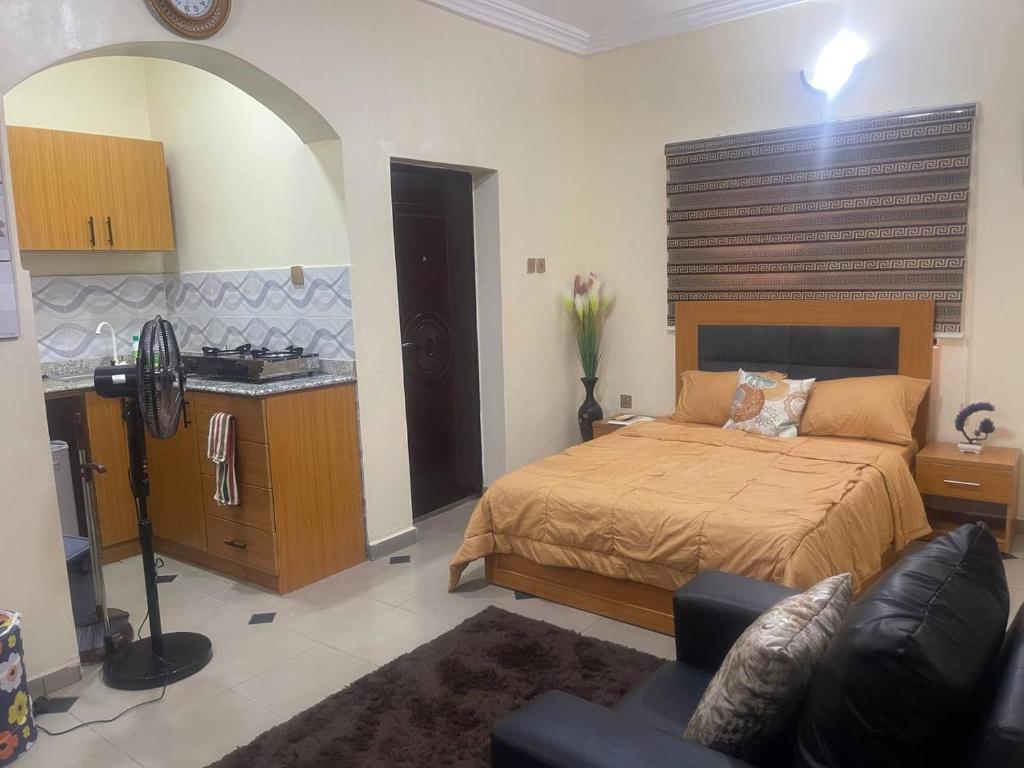 Kuchyň nebo kuchyňský kout v ubytování Rehoboth Homes