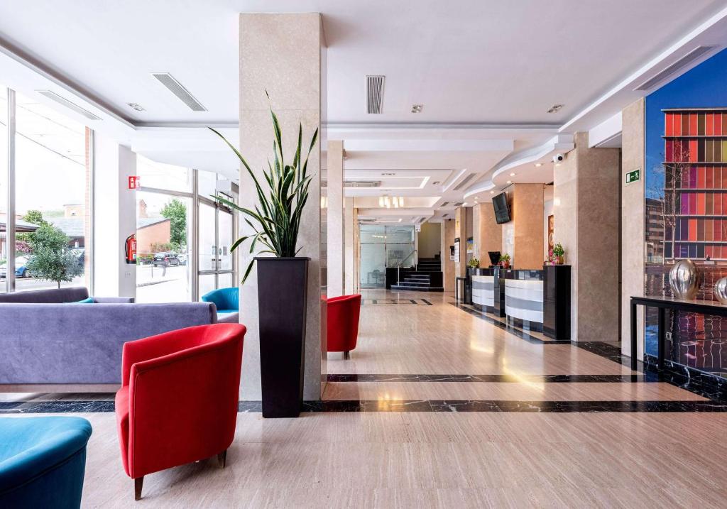Posezení v ubytování Hotel Zentral León