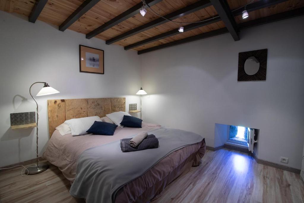 Postel nebo postele na pokoji v ubytování Le Clos du Barry