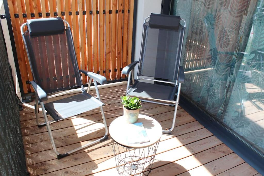 Balkón nebo terasa v ubytování Appartement T2 cosy - Embrun