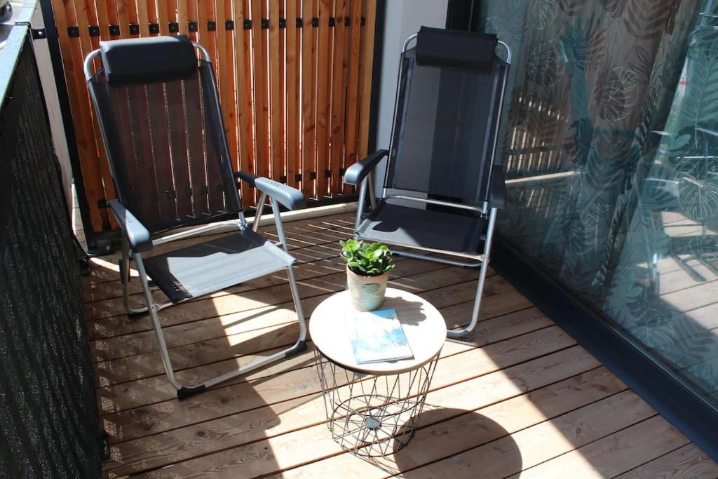 Balkón nebo terasa v ubytování Appartement T2 cosy - Embrun