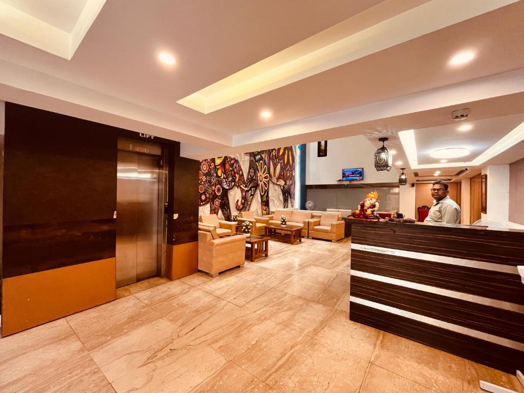 Posezení v ubytování Hotel The Gold Inn - Karol Bagh Delhi