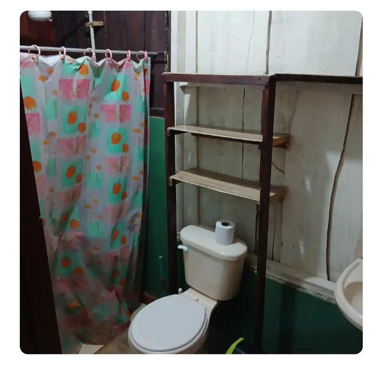 Koupelna v ubytování Casa Osa Bella Cabina Rayo Verde