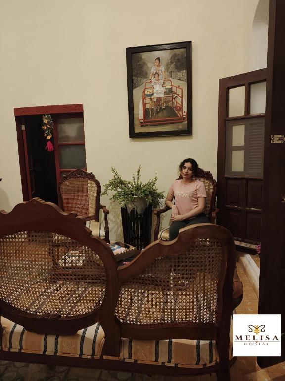Posezení v ubytování MELISA HOSTAL