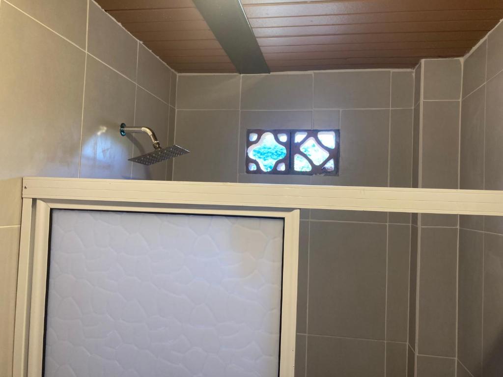 Koupelna v ubytování Maracuya Hostel
