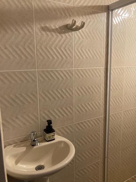 Koupelna v ubytování Maracuya Hostel