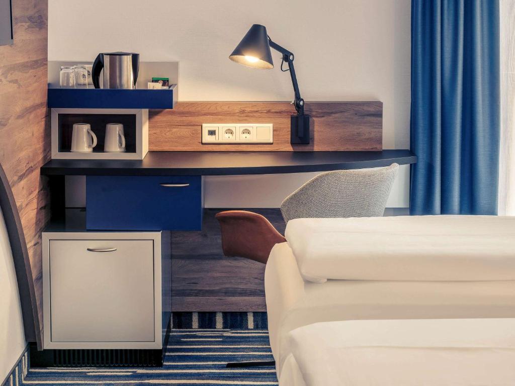 Kuchyň nebo kuchyňský kout v ubytování Mercure Hotel Hamburg Mitte