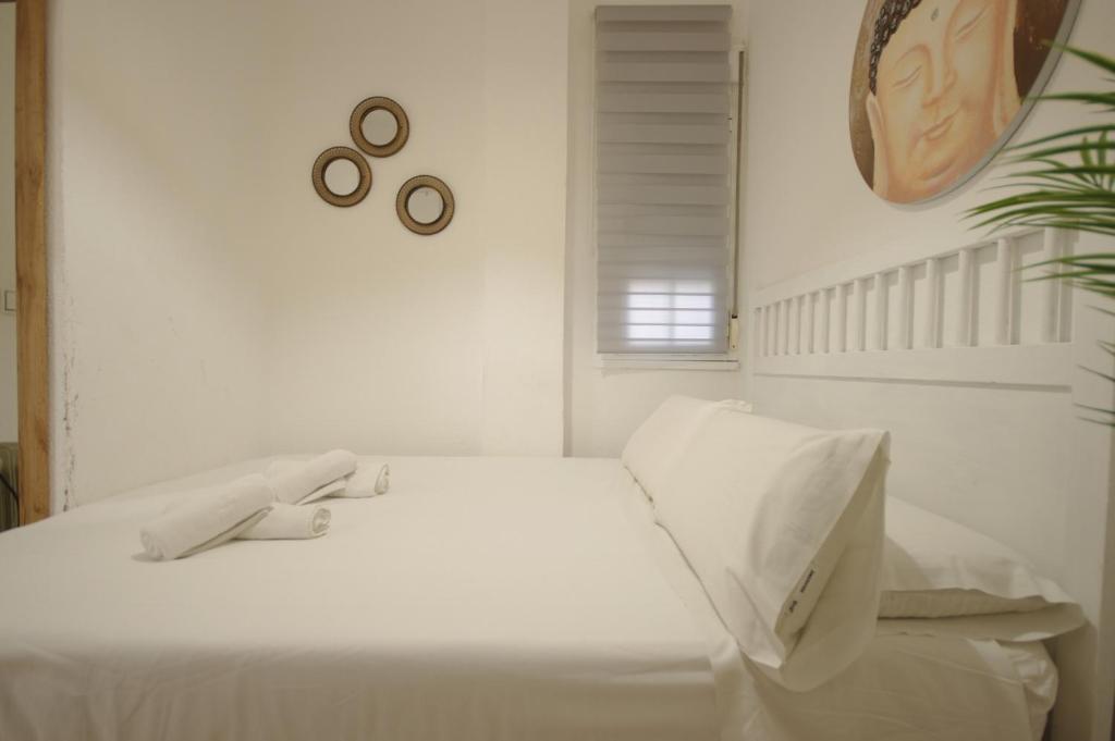 Postel nebo postele na pokoji v ubytování Livingtarifa Apartamento Agaporni