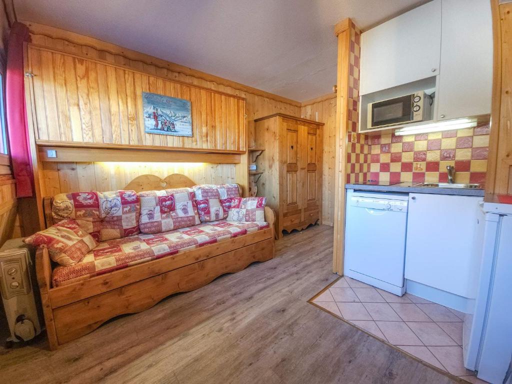 Studio style chalet, pied des pistes, Les Menuires, 2 pers., 3 flocons 