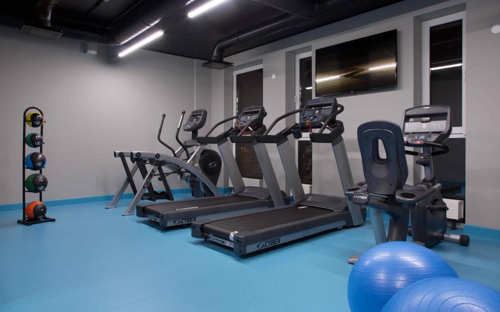 Fitness centrum a/nebo fitness zařízení v ubytování Park Inn by Radisson Riga Valdemara