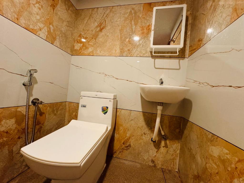 Koupelna v ubytování Marari Helen Villa