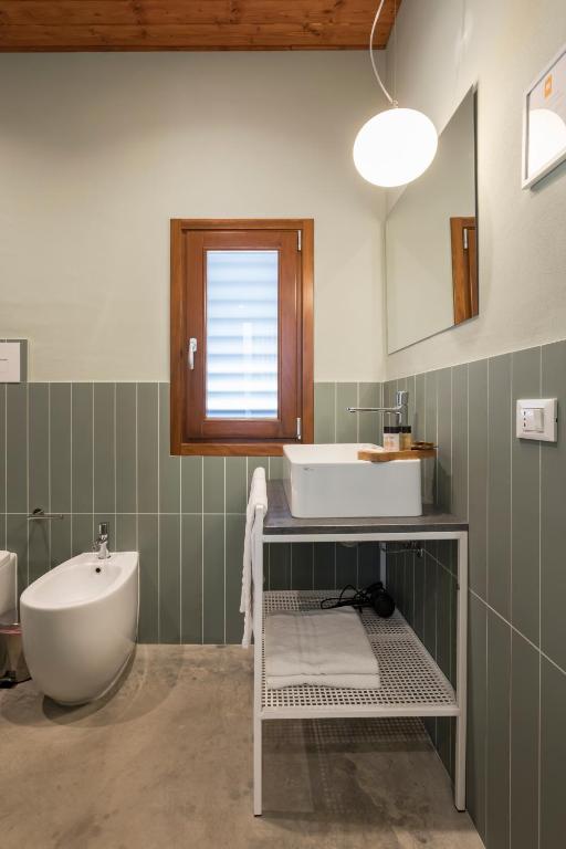 Koupelna v ubytování LELE' Guesthouse