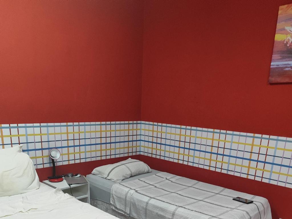 Postel nebo postele na pokoji v ubytování Hotel Colors Manaus